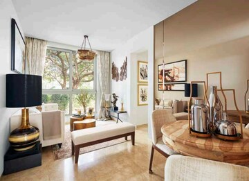 Living Room in 4 BHK Apartment at Lodha Woods, Kandivali East – for Sale