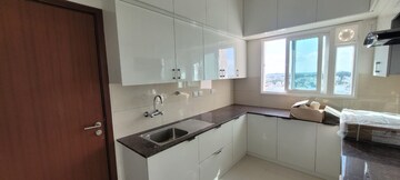 Kitchen in 3.5 BHK Apartment at L&T Raintree Boulevard, Hebbal – for Rent