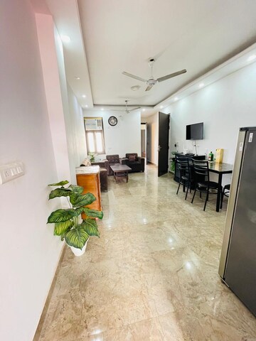 Living Room in 2 BHK Builder Floor at Saket – for Rent