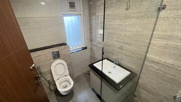 Bathroom in 3 BHK Apartment at Aparna Luxor Park, Kondapur – for Rent