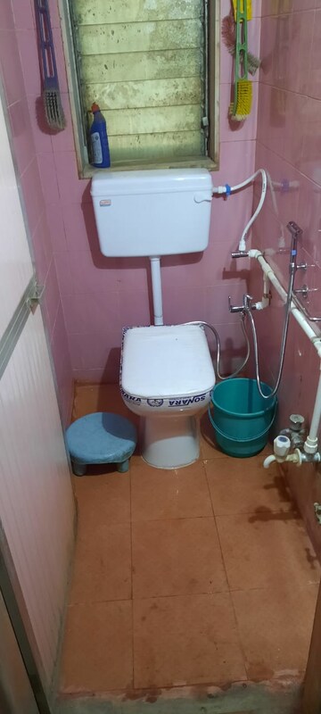 Bathroom in 2 BHK Apartment at Mahavir Nagari Towers CHS, Kalyan West – for Sale