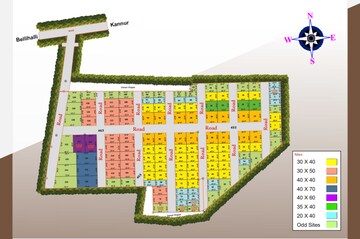  Plot – Map Location View at Hosahalli - for Sale