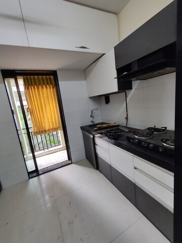 Kitchen in 1 BHK Apartment at Happy Home Residency, Mira Road – for Rent