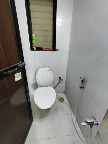 Bathroom in 1 BHK Apartment at Happy Home Residency, Mira Road – for Rent