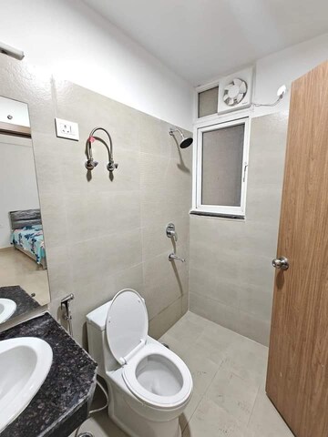 Bathroom in 3 BHK Apartment at Amrapali Golf Homes, Sector 4, Greater Noida – for Rent