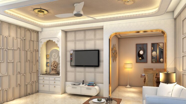Living Room, mansarovar extension 3 Bedroom 1344 Sq.Ft. Builder Floor In Mansarovar Extension Jaipur 8027307