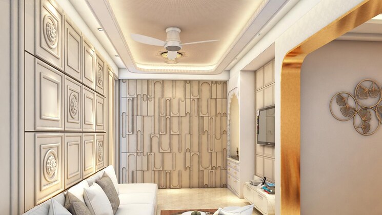 Living Room, mansarovar extension 3 Bedroom 1344 Sq.Ft. Builder Floor In Mansarovar Extension Jaipur 8027307