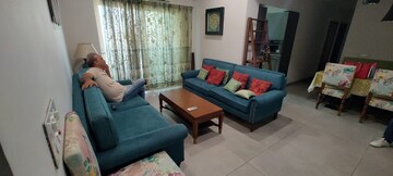 Living Room in 3 BHK Apartment at Gaur Sportswood, Sector 79 – for Rent