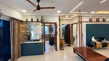Living Room in 2.5 BHK Apartment at Aparna Sarovar Zenith, Nallagandla – for Rent