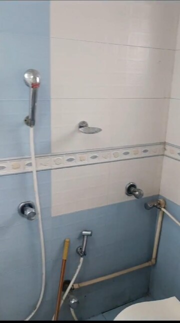 Bathroom in 3 BHK Apartment at Shanti Tower, Andheri West – for Rent