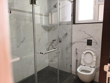 Bathroom in 3 BHK Apartment at My Home Bhooja, Hi Tech City – for Rent