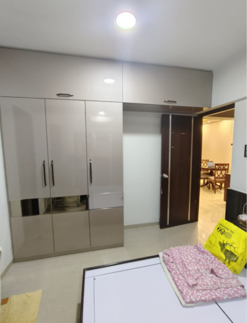 1 BHK Apartment For Rent in Rajaram Sukur Sapphire Kasarvadavali Thane  8027460