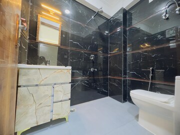 Bathroom in 2 BHK Builder Floor at Chattarpur – for Rent