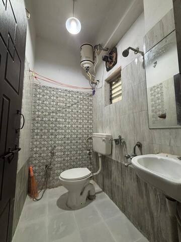 Bathroom in Studio Apartment at Ramky Towers Gachibowli, Gachibowli – for Rent
