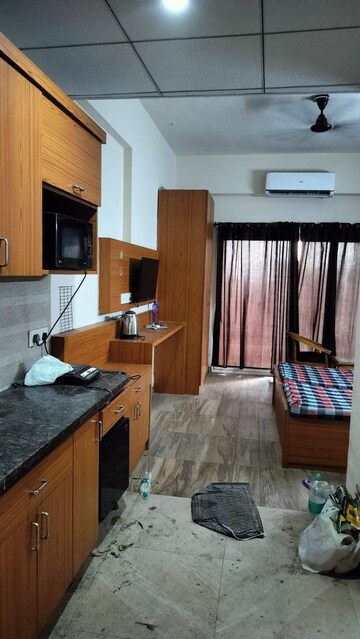 Kitchen in 1 BHK Apartment at Paramount Golfforeste, Zeta I Greater Noida – for Rent