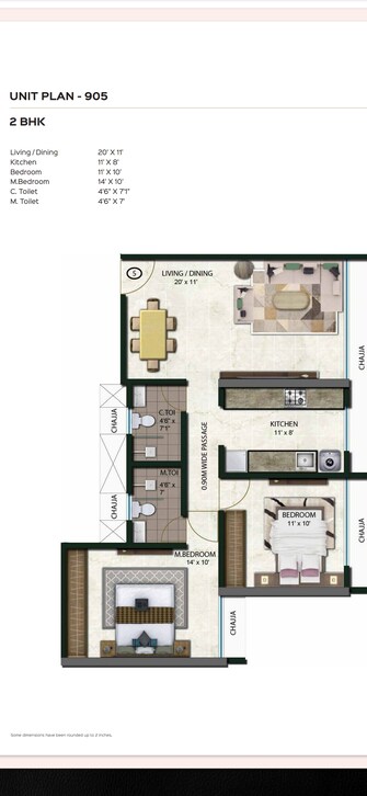 2 BHK Apartment For Resale in Sector 34a Kharghar Navi Mumbai  8027803