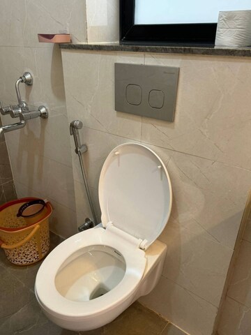 Bathroom in Studio Apartment at Duville Riverdale Suites, Kharadi – for Rent