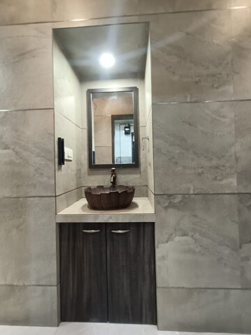 Bathroom in 2 BHK Apartment at Seawoods – for Rent