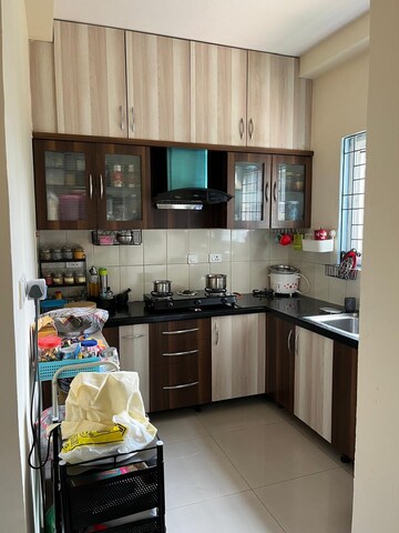 Kitchen in 2 BHK Apartment at Mantri Celestia, Gachibowli – for Rent