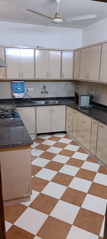 Kitchen in 3 BHK Builder Floor at Unitech South City II, Sector 50 – for Rent