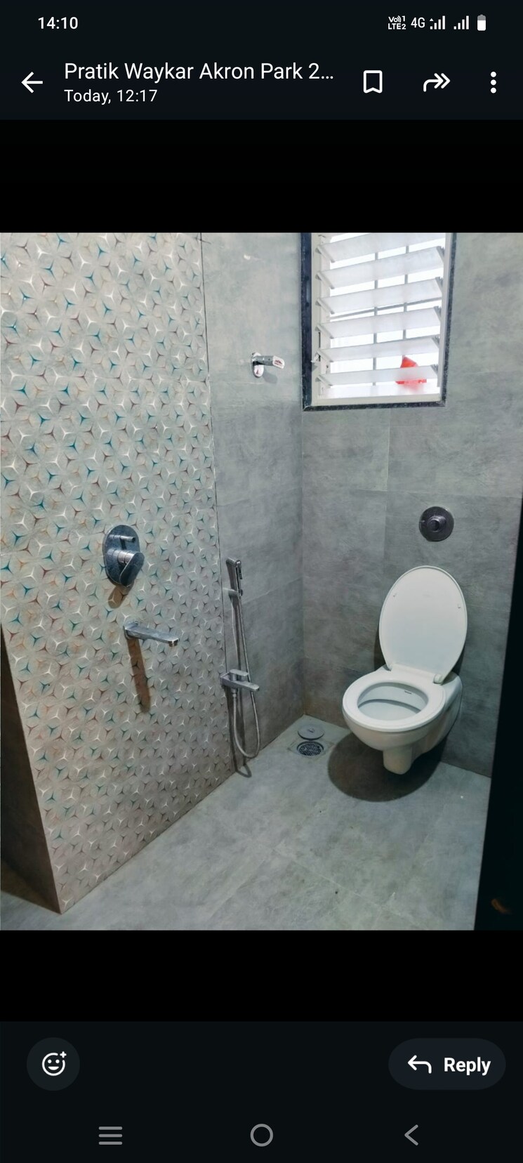 Bathroom, pantheon-acorn-park-phase-1 1 Bedroom 650 Sq.Ft. Apartment In Wakad Pune 8027867