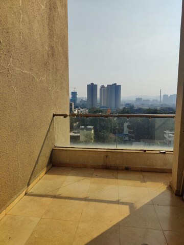 Balcony in 2 BHK Apartment at Rohan Tarang, Wakad – for Rent