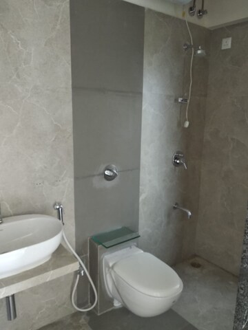 Bathroom in 3 BHK Apartment at Chandak Stella, Goregaon West – for Rent