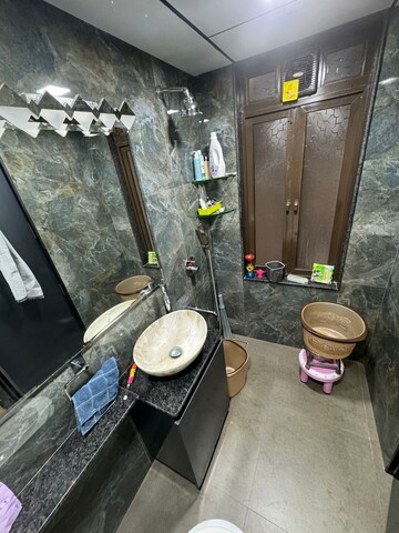 Bathroom in 2 BHK Apartment at Lalani Grandeur, Goregaon East – for Rent