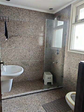 Bathroom in 4 BHK Builder Floor at Vasant Vihar – for Rent