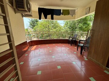 Balcony in 3.5 BHK Apartment at Clover Highlands, Kondhwa – for Rent