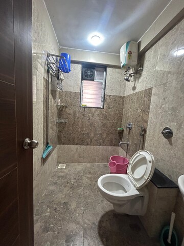Bathroom in 3 BHK Apartment at Suyog Padmavati Hills, Bavdhan – for Rent