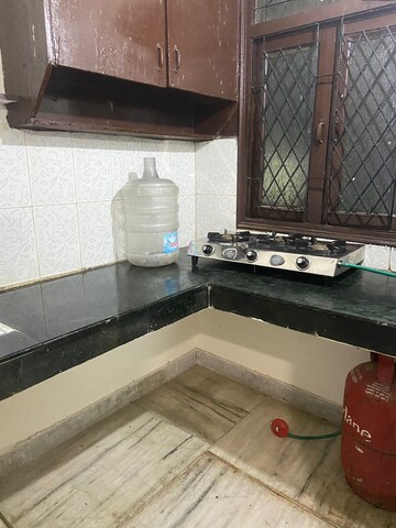 Kitchen in 1 BHK Builder Floor at Alaknanda – for Rent