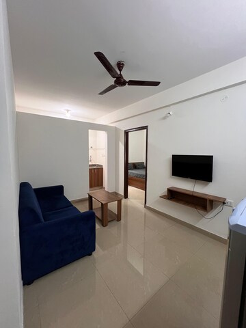 Living Room in 1 BHK Apartment at Doddanekkundi – for Rent
