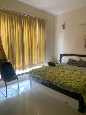 Bedroom in 3 BHK Builder Floor at Ansal Sushant Lok I, Sector 43 – for Rent