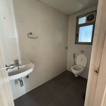 Bathroom in 1 BHK Apartment at Lodha Casario Rilletta, Khidkali – for Rent