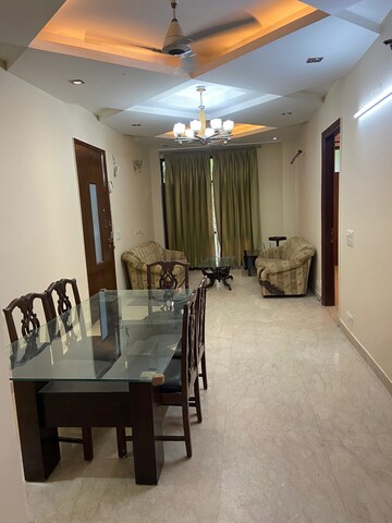 Living Room in 3 BHK Builder Floor at Ansal Sushant Lok I, Sector 43 – for Rent