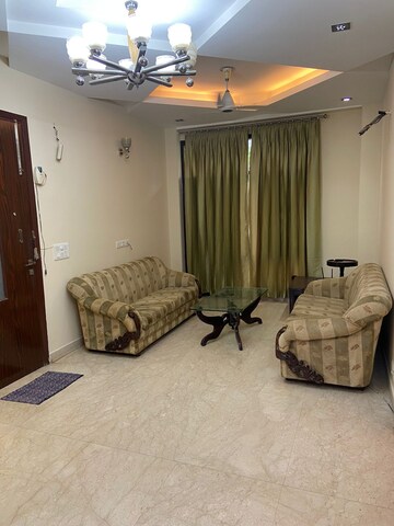 Living Room in 3 BHK Builder Floor at Ansal Sushant Lok I, Sector 43 – for Rent