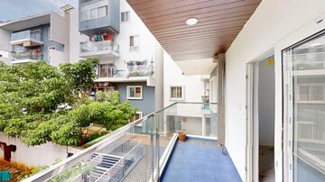 Balcony in 2 BHK Apartment at Trendsquare Ortus Apartment, Hebbal – for Sale