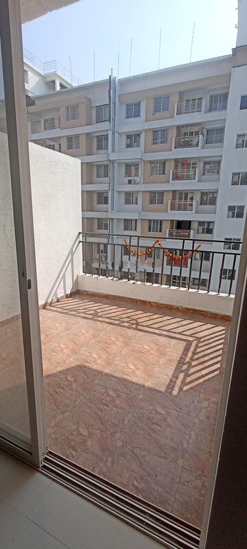 Balcony in 2 BHK Apartment at Goyal My Home Kiwale, Kiwale – for Rent