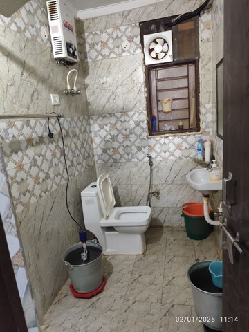 Bathroom in 3 BHK Builder Floor at Rajendra Park – for Sale