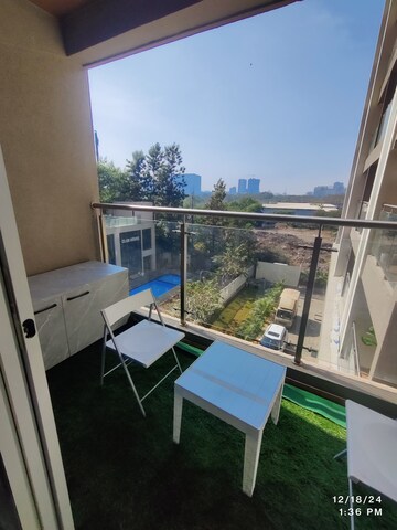 Balcony in Studio Apartment at Bramhacorp Smart, Wadgaon Sheri – for Rent