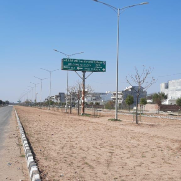  Plot – Exterior View View at Aerocity - for Sale
