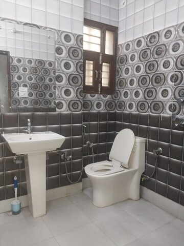 Bathroom in 1 BHK Apartment at Paschim Vihar – for Rent