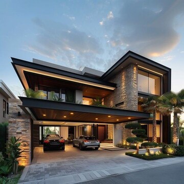 4 BHK Villa – Exterior View View at Jigani Road - for Sale