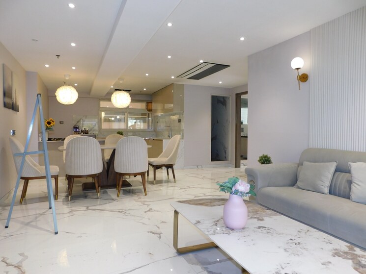 Living Room, akruti-kalaya-tower 3 Bedroom 1140 Sq.Ft. Apartment In Prabhadevi Mumbai 8002371