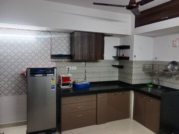 Kitchen in 1 BHK Apartment at Lodha Crown Quality Homes, Majiwada – for Rent