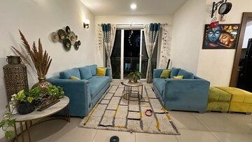 Living Room in 3 BHK Apartment at Emaar Palm Gardens, Sector 83 – for Rent