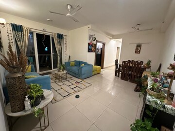 Living Room in 3 BHK Apartment at Emaar Palm Gardens, Sector 83 – for Rent