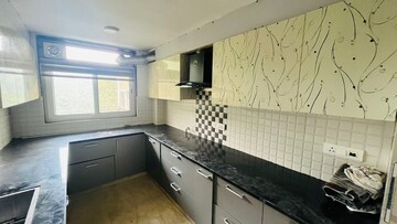 Kitchen in 3 BHK Builder Floor at Ambience Creacions, Sector 22 – for Rent