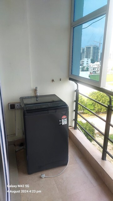 Balcony in 2 BHK Apartment at Ansal API Santushti Enclave, Sushant Golf City – for Rent
